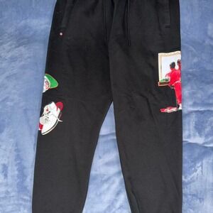 Jordan black sweatpants with‎ red accents men  Size XXL